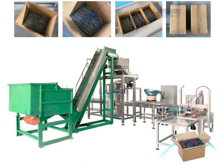 machine d'emballage automatique pour le pesage des clous