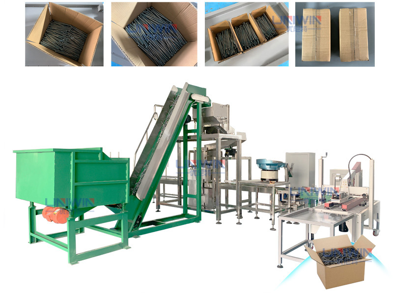 machine d'emballage automatique pour le pesage des clous