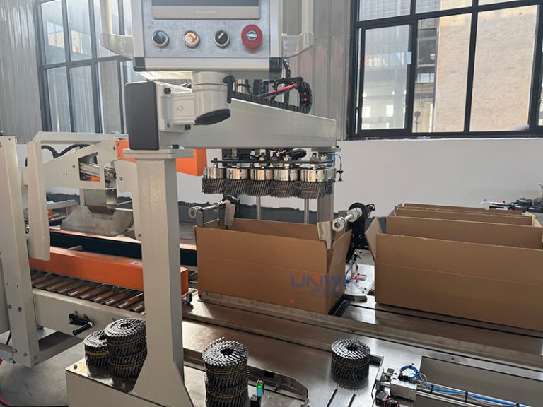 ligne d'emballage automatique de clous en rouleaux